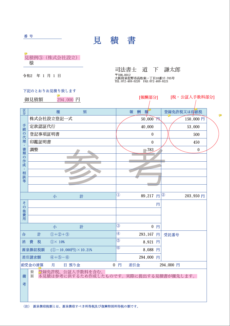 会社設立登記